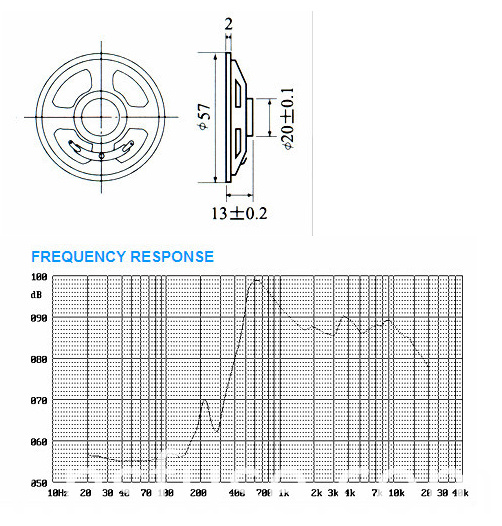 Fbs57A China Mylar Speaker Manufactures Mylar Speaker (FBELE)